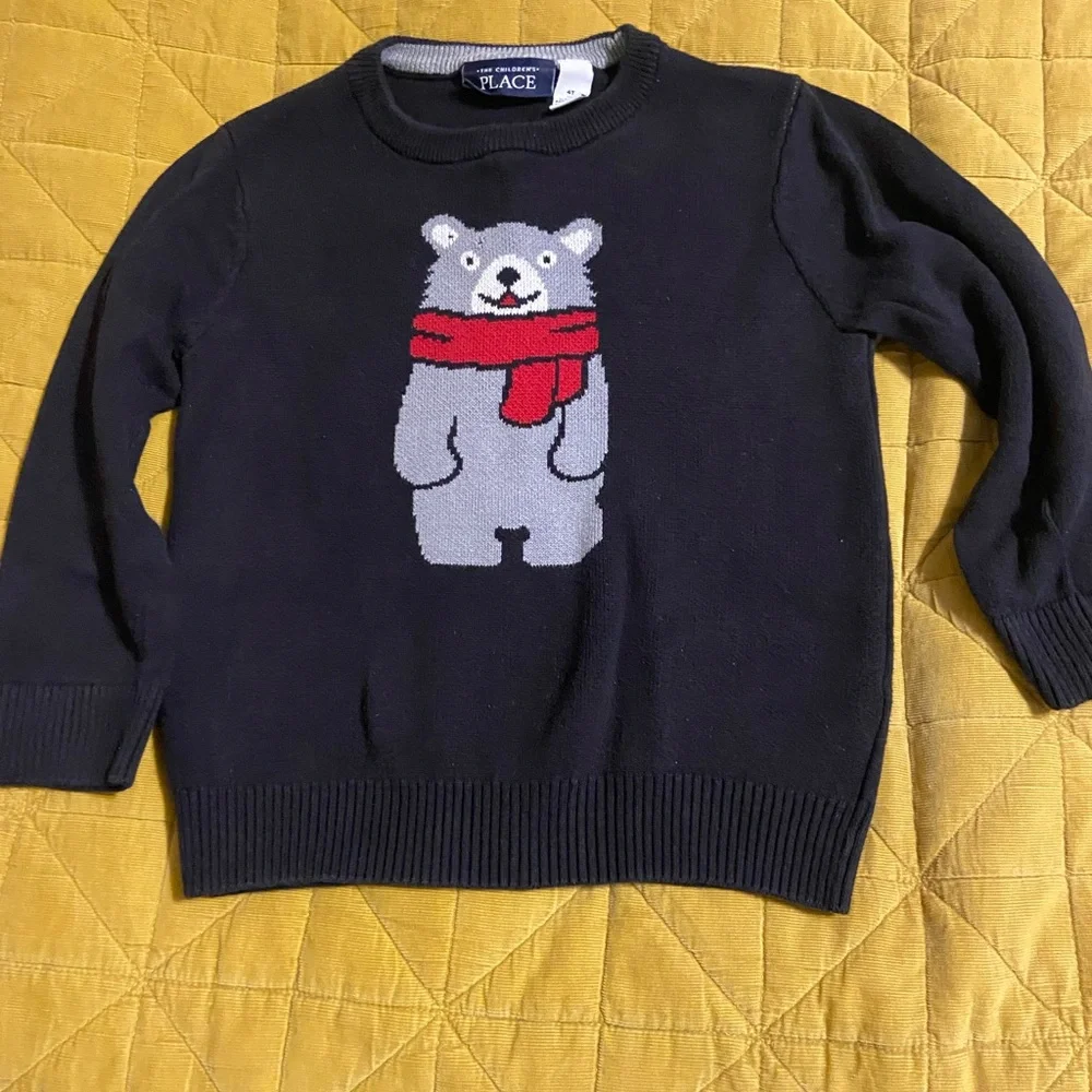 The Children Place Teddy Bear Sweater